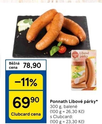 Párky libové Ponnath