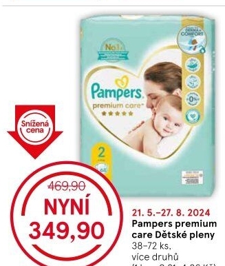 Pleny dětské Pampers Premium Care