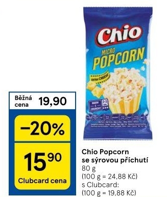 Popcorn do mikrovlnky Chio