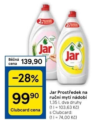 Prostředek na nádobí Jar