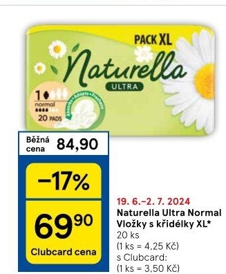 Vložky dámské Ultra Naturella