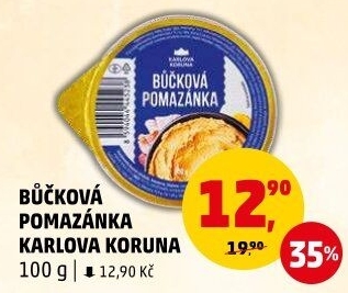 Bůčková pomazánka Karlova Koruna