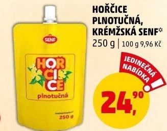 Hořčice plnotučná Senf