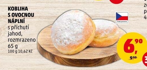 Kobliha s ovocnou náplní