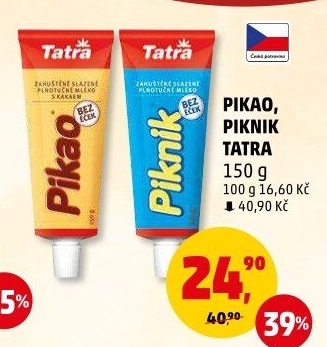 Mléko kondenzované Pikao Tatra