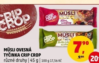 Müsli tyčinka Crip Crop