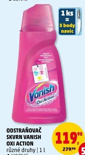Odstraňovač skvrn gelový Vanish Oxi Action