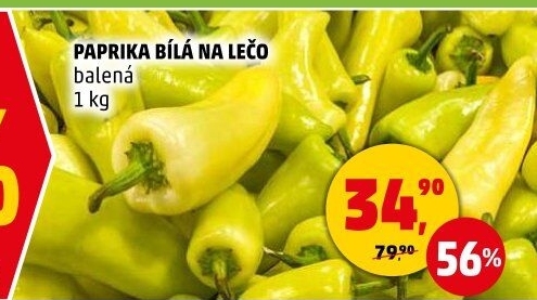 Paprika bílá