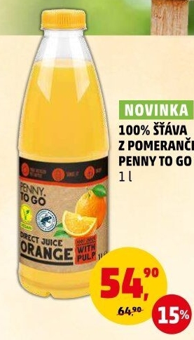 Šťáva 100% Penny To Go