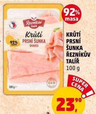 Šunka krůtí prsní Řezníkův talíř