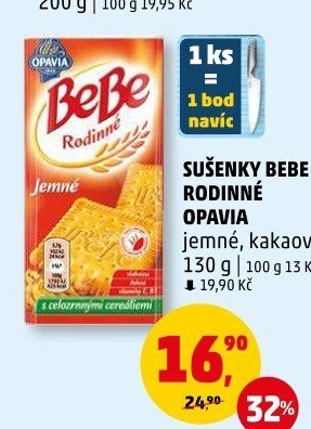 Sušenky Rodinné BeBe Opavia