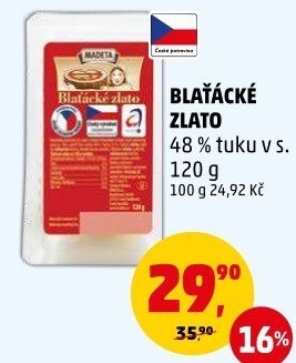 Sýr Blaťácké zlato Madeta
