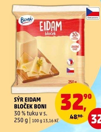 Sýr Eidam 30% Boni