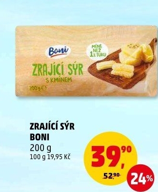 Sýr zrající s kmínem Boni