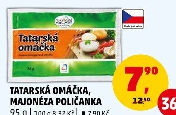 Tatarská omáčka Agricol