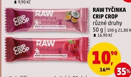 Tyčinka Raw Crip Crop