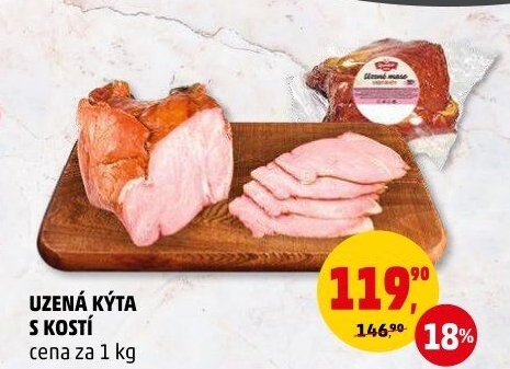 Uzená kýta s kostí Řezníkův talíř