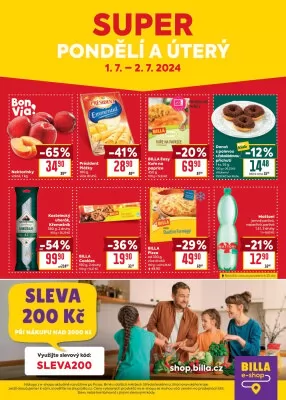 akční leták BILLA 26.6.2024-2.7.2024