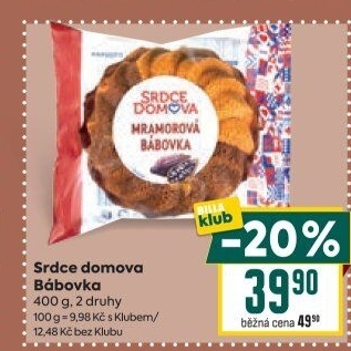 Bábovka Srdce domova