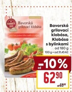 Bavorská grilovací klobása Ponnath