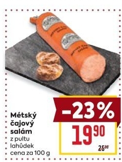 Čajový métský salám