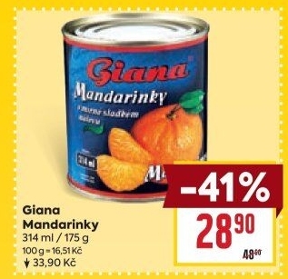 Kompot mandarinky Giana