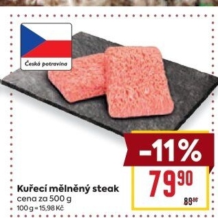 Kuřecí steak mletý