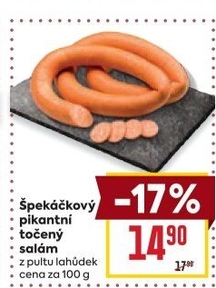 Salám špekáčkový pikantní točený