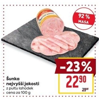 Šunka nejvyšší jakosti Váhala