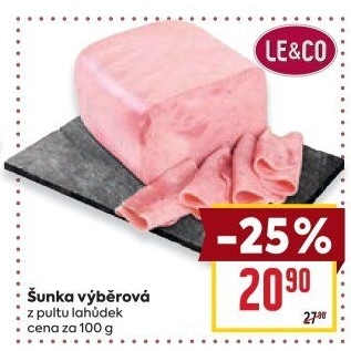 Šunka výběrová LE&amp