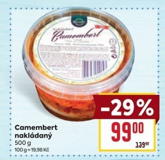Sýr camembert nakládaný Delikanto