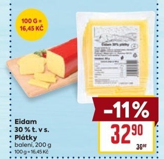 Sýr Eidam 30%