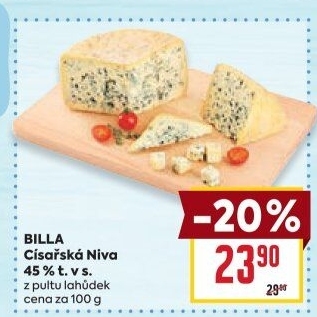 Sýr Niva císařská 45% Billa