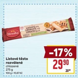 Těsto listové Wewalka
