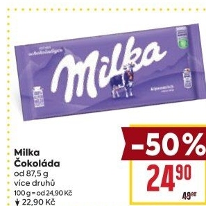 Čokoláda Milka
