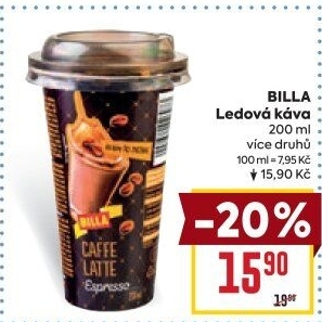 Ledová káva Billa