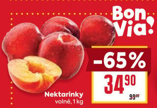 Nektarinky Billa Bonvia