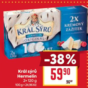 Sýr Hermelín Král sýrů