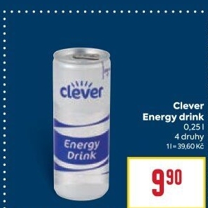 Energy nápoj drink Clever