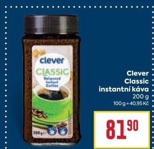 Instantní káva Classic Clever