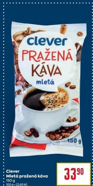 Mletá káva Clever