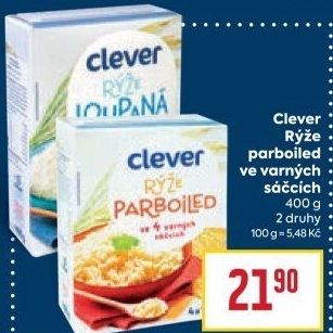 Rýže parboiled Clever