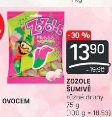 Bonbony šumivé Zozole Mieszko