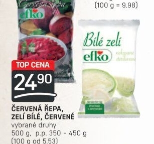 Červená řepa Efko