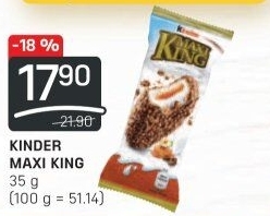 Dezert Maxi King Kinder