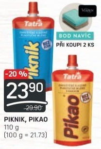 Mléko kondenzované Piknik Tatra - kapsička