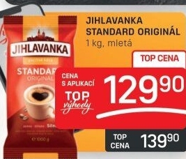 Mletá káva Standard Jihlavanka