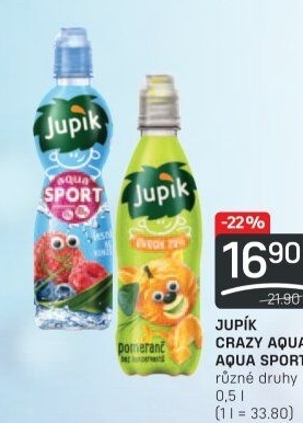 Nápoj Aqua Crazy Jupík