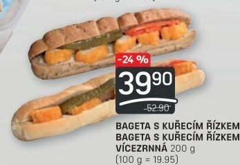 Obložená bageta