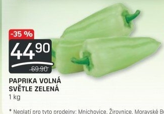 Paprika světlá